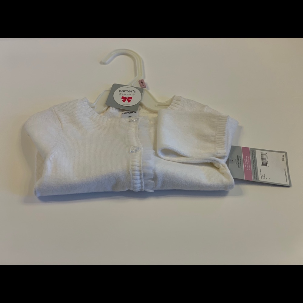 Carter’s All white girls Cardigan